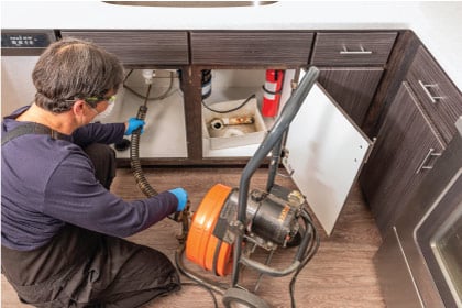 Drain cleaning plumber in Sutter